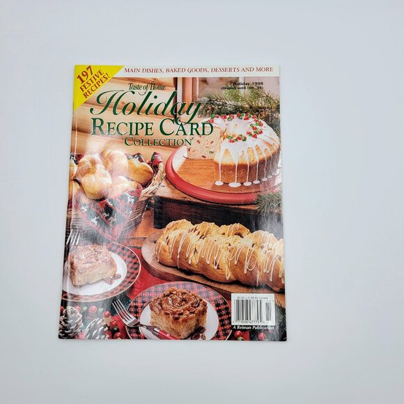 Taste Of Home Holiday Recipe Card Collection Holiday 1998 197 Festive Recipes - Picture 3 of 8